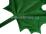 Кленовый лист (мягконабивной): 2 штуки, цвет зеленый — интернет-магазин УчМаг