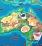 Учим материки: Австралия и Юго-Восточная Азия - игровая обучающая фетр-карта — интернет-магазин УчМаг